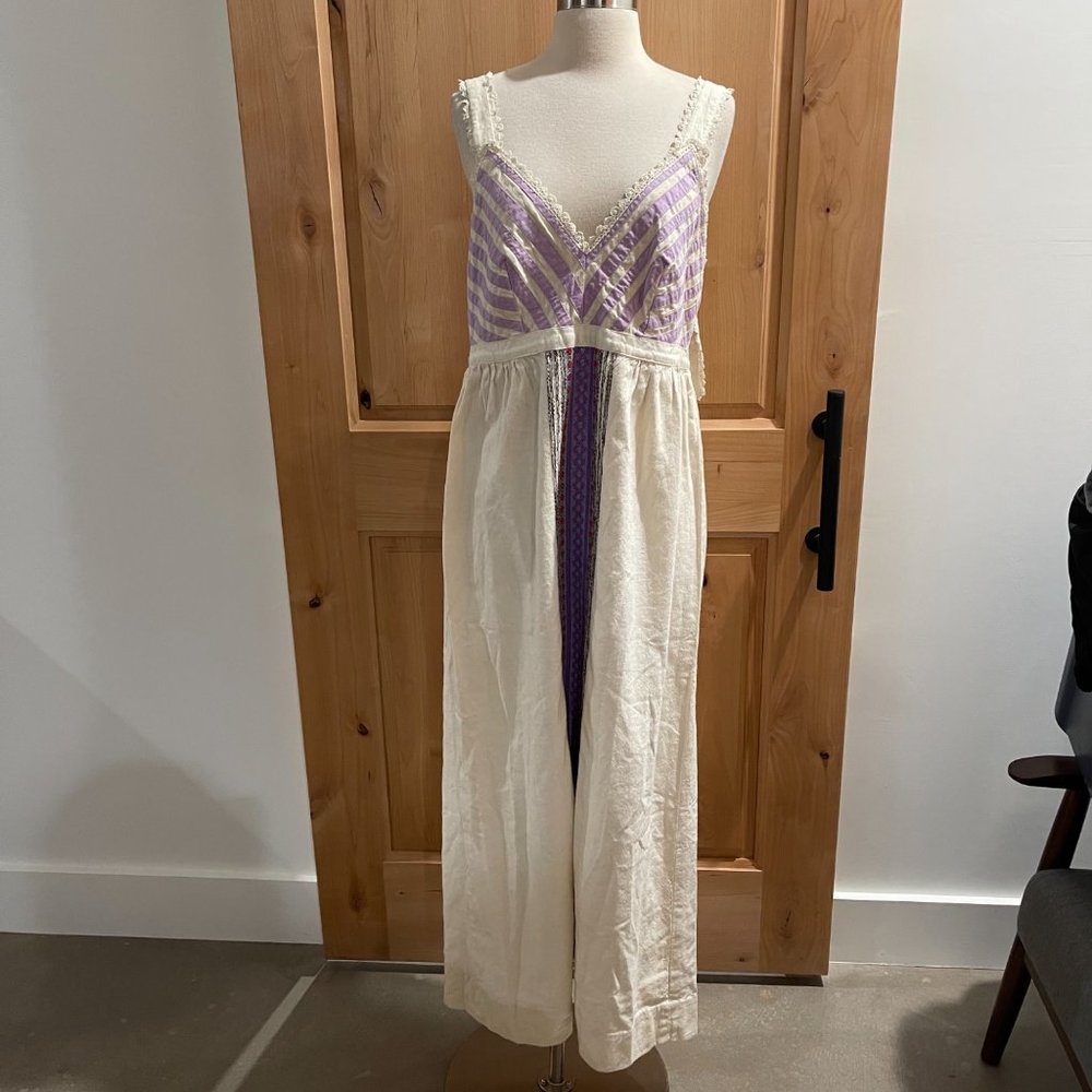 Georgia Charuhas Cottagecore Mexican Vintage Maxi Dress Women's 14